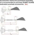 SUNNY GUARD Custom Size 14'x24'x27.8' Triangle Terra Red UV Block Sunshade for Backyard Yard Deck Patio Garden Outdoor Activities and Facility(Customized)