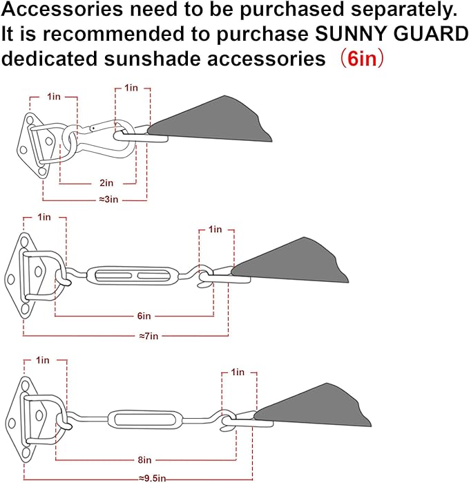 SUNNY GUARD Custom Size 14'x24'x27.8' Triangle Terra Red UV Block Sunshade for Backyard Yard Deck Patio Garden Outdoor Activities and Facility(Customized)