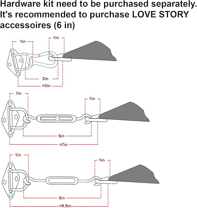 LOVE STORY Custom Size 15'x15'x15' Terra Red Sun Shade Sail Triangle Sunhsade Fabric Awning Canopy for Patio Backyard Carport Pergola (Customized)