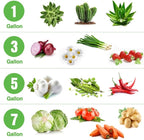 Delxo Garden Grow Bags 5 Gallon 10Pack Reusable Plant Growing Bags Fabric Pots for Planting Vegetable