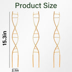 Indoor Plant Trellis for Potted Plants - Durable Metal Climbing Trellis with Unique DNA Spiral Design for Vining Plants, Easy Installation for Indoor & Outdoor Use