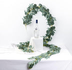 Artificial Greenery Eucalyptus Garland, 5 Pack, 6.56 Ft Each, Green