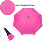 G4Free 47/54/62/68/72 Inch Automatic Open Golf Umbrella Oversize Extra Large Double Canopy Vented Windproof Waterproof Stick Umbrellas
