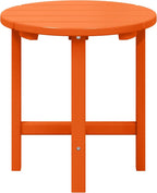 WestinTrends Dylan Adirondack Round Outdoor Side Table by WestinTrends
