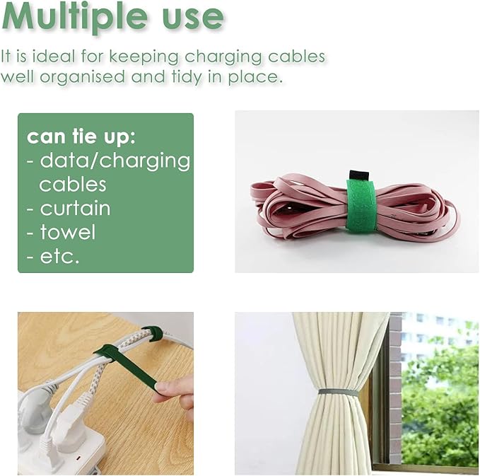 Garden Tie Green Tape, Plant Supports, Gentle On Plants (65.6ft × 0.6 inch, 1 roll, Green)