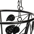 Goaste 2 Pack Metal Plant Hanger, Hanging Plant Holder with Ceiling Hook, Modern Plant Hanging Basket, Decorative Planter Flower Pots Shelf for Indoor Outdoor Use, Home Decor