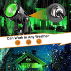 Halloween Christmas Outdoor Spotlights Green Landscape Lights Outdoor Spotlight,1 Pack 110v Plug-in Outdoor Waterproof Green Halloween Christmas Spotlights for Garden Pathway Tree Yard