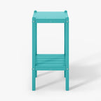 WestinTrends Malibu 36" Outdoor Adirondack HDPE 2-Tier Patio Side Table by WestinTrends
