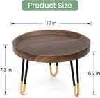 Plant Stand Indoor Outdoor, Mid Century Style Walnut Wood Color Plant Stand,Waterproof Design Modern Plant Table,Easily Assemble Come With Tools,Nice For Room Decor (M)