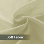 SpaceDresser Waterproof Outdoor Sheer Curtains for Patio - 2 Panels Rod Pocket Indoor Voile Sheer Curtain for Living Room,52W x 84L inch, Sage Green