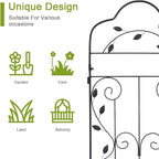 hogardeck 4 Packs 60 * 18 inch Metal Garden Trellis for Climbing Plants Outdoor,Heavy Duty,Black Coating Rustproof Trellis for Rose, Vegetable, Flowers, Expandable,Perfect for Training Climbing Plants