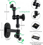 2-in-1 Wall Mount for Solar Panel, Stick Up Cam Battery, Spotlight Cam and Spotlight Cam Plus/Pro(Battery), Adjustable Angle to Get Maximum Sunlight for Your Solar Panel