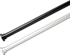 Amazon Basics No Drill Adjustable Indoor Outdoor Tension Curtain Rod, 54-90" Length, Nickel