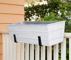Achla Designs C-20W Window Box, White, Medium