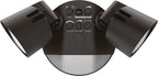 Lithonia Lighting HomeGuard 2-Light LED Outdoor Flood Lights, Motion Sensor Outdoor Lights with Dusk to Dawn, Adjustable Lumens and Color, Round Heads, Dark Bronze (HGX LED 2RH ALO SWW2 120 PIR DDB)