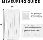 Easy-Going Linen Look Outdoor Curtains Waterproof Windproof Porch Curtains, Soft Thicken Outdoor Privacy Curtains for Patio, Gazebo, Grommet Top and Tab Bottom Drape, 1 Panel, 54x84 inch, Teal