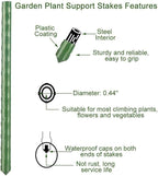 4Feet 48inch Garden Stakes Sturdy Plant Sticks Support Tomato Stakes for Vegetable,Pack of 20