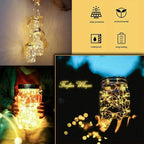 String Lights 12 Pack Solar Mason Jar Lid Lights Warm White 30 LED