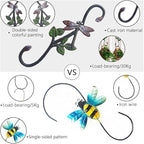 Heavy Duty S Hooks, Large Plant Hangers Outdoor, Metal Decorative Plant Hooks for Hanging Garden Planters, Flower Baskets, Pots, Bird Feeders