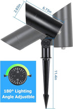 SUNVIE 30W Outdoor LED Spotlight 120V Waterproof Landscape Spotlights 3000LM Ultra Bright Spot Lights Outdoor 3000K Warm White Landscape Lights with 6 FT Cord for Flag Pole Tree Yard Path Garden Decor