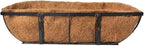 2pcs 48" Garden Coconut Planter Liners Preformed Window Box Liners Natural Trough Coco Liner Coir Mats (48 inch)
