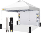 CROWN SHADES Canopy Tent 10x10 Pop Up Canopy Outdoor Shade by CrownShades