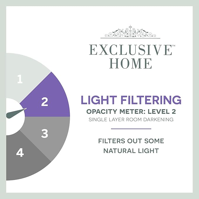 Exclusive Home Cabana Solid Indoor/Outdoor Light Filtering Hook-and-Loop Tab Top Curtain Panel, 54"x84", Taupe, Set of 2