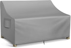 WLEAFJ Patio Sofa Cover Waterproof, Outdoor Loveseat Cover, Heavy Duty Outdoor by WLEAFJ