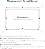 Eden's Decor Straight Flat-Edged Sun Shade Sail Rectangular 11' x 21' Blue UV-Blocking Outdoor Canopy Fabric Cloth Awning for Pergola Patio Garden Backyard Custom Size