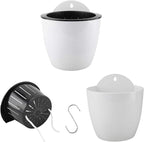Homend 7 Pack Self Watering Hanging Planters, L Size, Suitable for Indoor or Outdoor Use, Durable and Great for Gifting