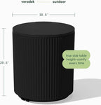 Veradek Outdoor Cooler Side Table - 2 in 1 - Designed for use as Outdoor Side Table, Patio Decor and Ice Chest
