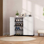 Storage Box Outdoor Caninet,Resin Indoor Storage Box Waterproof,Outdoor Storage Cabinets for Patio/Garden/Backyard(with 1 Shelf)-White