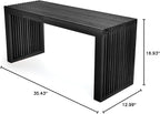 Bamboo Dining Bench, 35 inch Farmhouse Decor Indoor Kitchen Table Bench, Entryway Shoe Rack Bench Solid Bamboo Benches for Living Room, Hallway, Bedroom, Bathroom