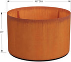 PLANTERCRAFT Corten Steel Metal Planter Box, Round Sizes, Modern Garden Steel planters for Commercial and Residential Outdoor Use.