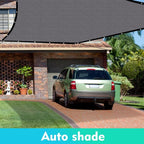 EMERIT 90% Shade Cloth Sun Shade Fabric for Patio Garden Pergola Shade Cover Canopy with Gromments (Grey, 10X14 FT)