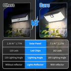 Aootek Solar Outdoor Motion Sensor Lights 2500Lm Solar Panel to 15.3 in² and 3 Modes(Security/Permanent On All Night/Smart Brightness Control) with IP65 Waterproof with Wide Angle(4pack)