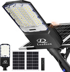 10800w Solar Street Lights Outdoor Waterproof Black, 650000LM Super Bright LED by Leadzon