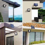 Solar Lights Outdoor Dusk to Dawn 4400mAh Solar Flood Lights Waterproof LED 3000K Spot Light for Yard, Street, Porch, Outside, Landscape Lighting, Warm White