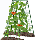 Cucumber Trellis Garden Trellis Arch Trellis, Tall Trellis for Climbing Plants Support Vegetable Peas Fruit Vine Outdoor A-Frame Trellis Suit for Small Plant not Heavy