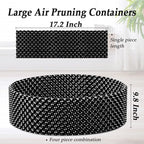 60 Gallon Air Pruning Container, Raised Garden Bed New Plastic Nursery Pot Fruit Vegetable Garden Grow beds (4 ft Diameter), Black