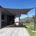 SUNNY GUARD Custom Size 6'x9' Dark Grey Sun Shade Sail Rectangle UV Block Shade for Backyard Yard Patio Deck Garden(Customized)