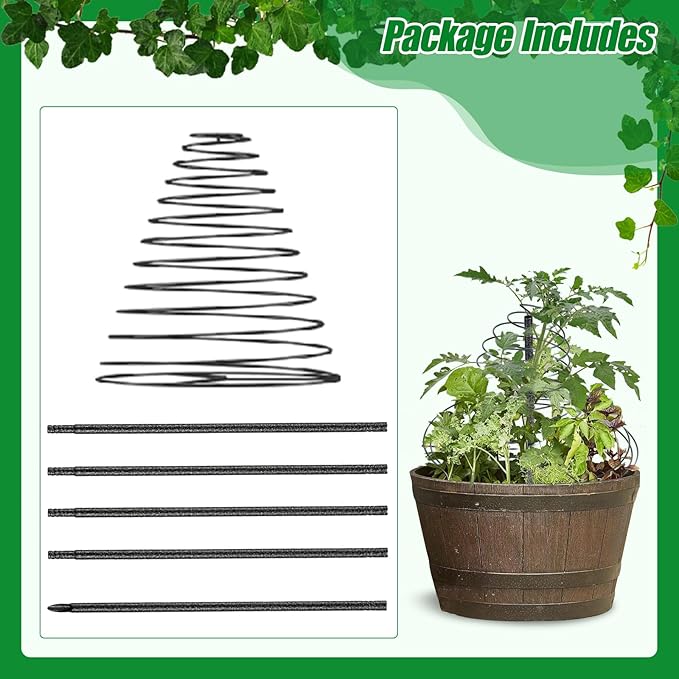 Trellis for Climbing Plants Outdoor, 73inch Tall Plants Trellis Support Metal Garden Trellis for Vegetables Flowers Plants Vine Support
