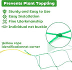DECYOOL 2 Pieces Trellis Netting for Climbing Plants, Garden Trellis Netting Plant Support Net 1.8 x 5 m Heavy Duty Nylon Climbing Vine Net for Outdoor Vegetables
