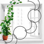 18 Pcs Chain Trellis for Climbing Plants Indoor Outdoor,Wall Plant Vine Climbing Support for Potted Plants,Houseplant Accessorie for Climbing Plants Pertains to Monstera,Pothos,Ivy,Wisteria