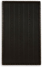 Signature Design by Ashley Brook Ranch Casual Outdoor Multi-use Table with 1 Fixed Shelf, Dark Brown & Gray
