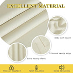 NICETOWN Blackout Bedroom Curtain 78 inches Length - Grommet Sound Reducing Window Treatment Privacy Drape Room Darkening Light Blocking for Living Room (Beige, 1 Panel, W52 x L78)