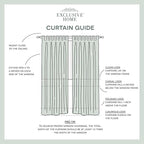 Exclusive Home Cabana Solid Indoor/Outdoor Light Filtering Hook-and-Loop Tab Top Curtain Panel Pair, 54"x108", Vanilla