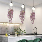 Artificial Wandering Jew Hanging Plants, 5 Pack, 22 Inch Faux Greenery