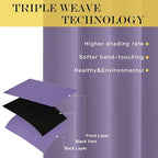 NICETOWN Lilac Purple Blackout Curtains for Bedroom 72 Inches Long, Thermal Insulated Room Darkening Grommet Window Curtains for Living Room Nursery, 66 inch x 72 inche, 1 Panel