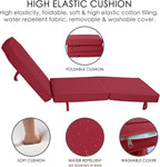 Kozyard Maya Chaise Lounge - Outdoor Patio Recliner Chair, Comfortable Patio Lounge Chair, Elegant Chaise Lounge Chair for Relaxation, Perfect Outdoor Recliner Chair (RED)
